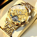Dark Fenix Olevs Imperial Automatic Watch  GOLD