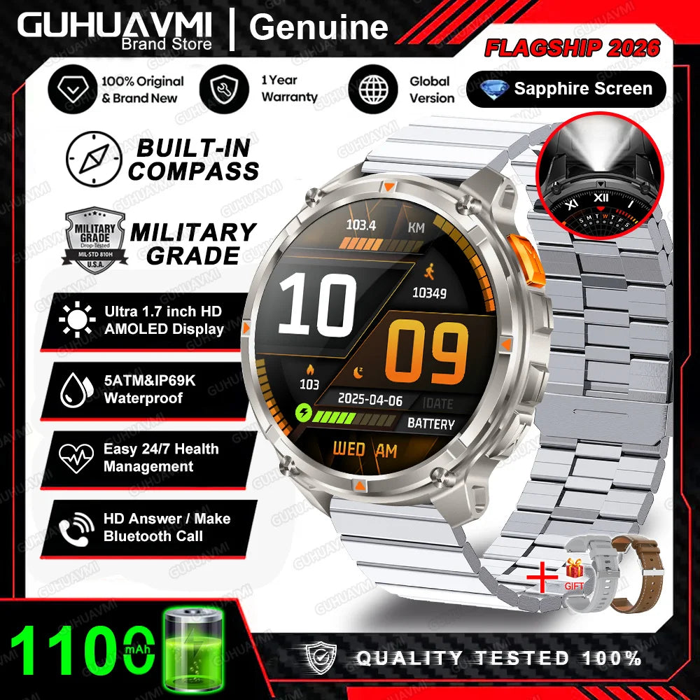 Smartwatch Dark Fenix T-Rex Ultra Militar GPS 1100mAh