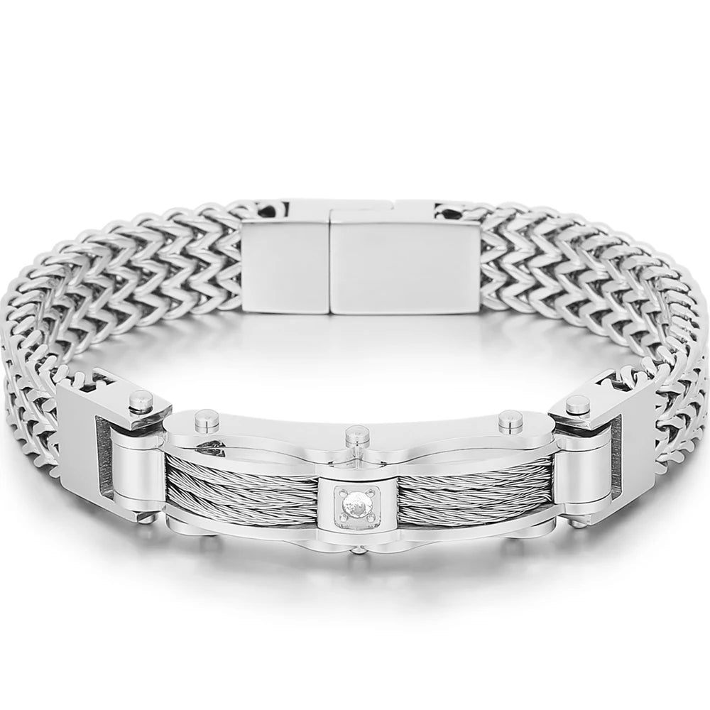 Pulseira Soberana Franco 12MM Ouro