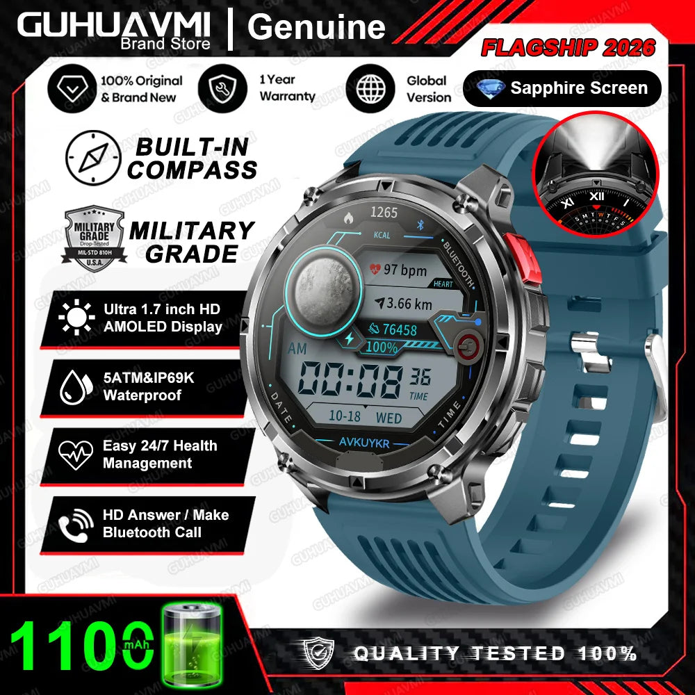 Smartwatch Dark Fenix T-Rex Ultra Militar GPS 1100mAh