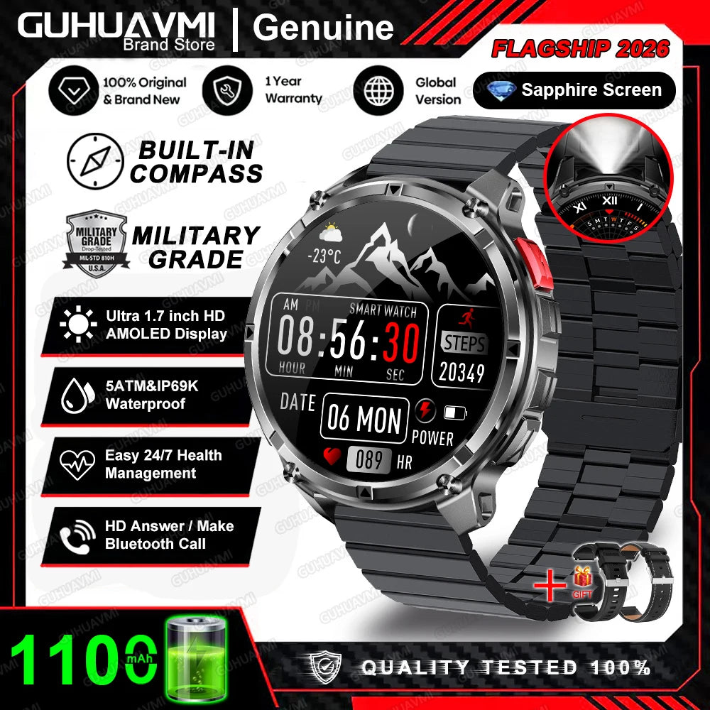 Smartwatch Dark Fenix T-Rex Ultra Militar GPS 1100mAh