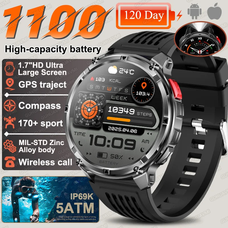 Smartwatch Militar Dark Fenix T-Rex 3 Pro Ultra GPS