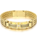 Sovereign Franco Bracelet Gold 12MM