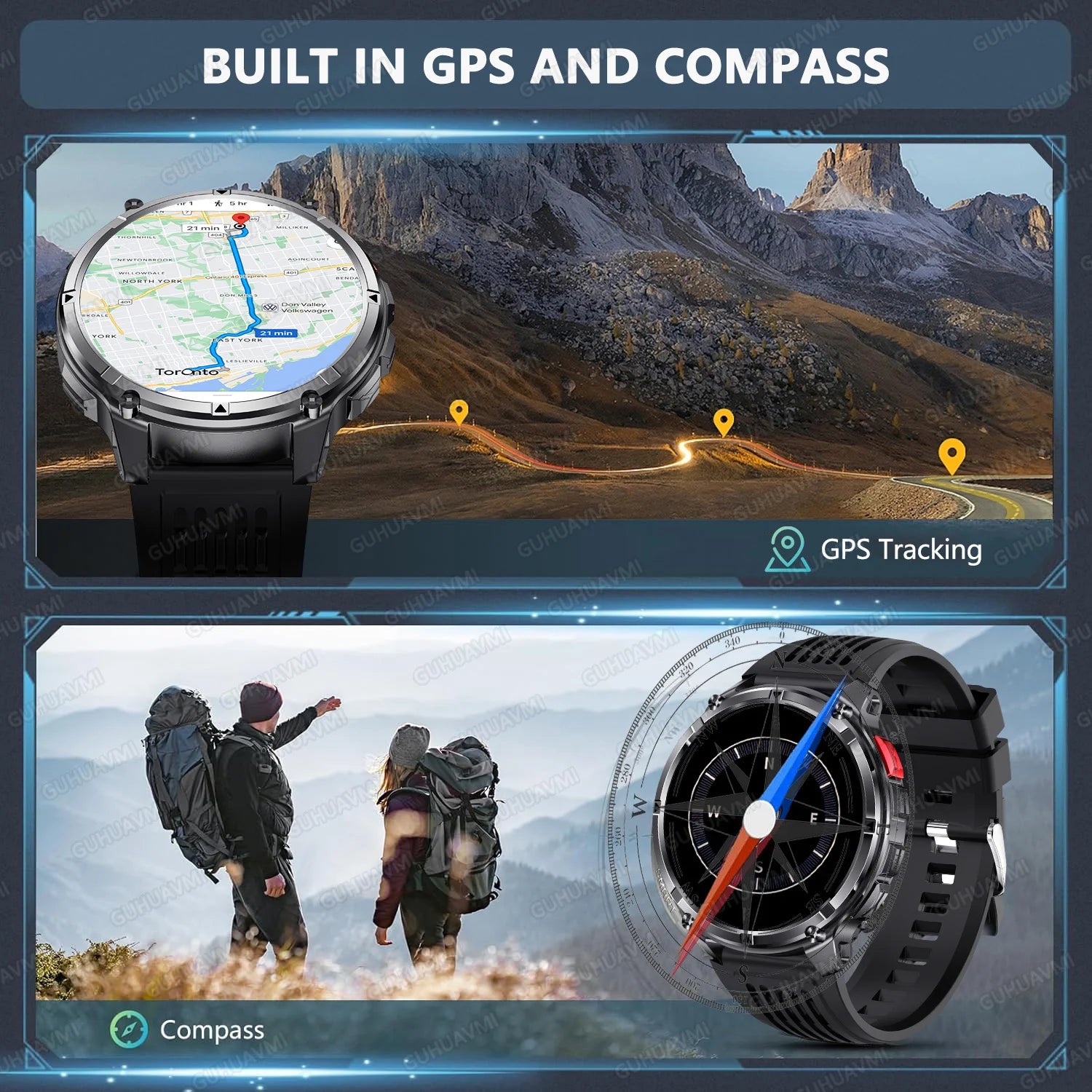 Smartwatch Dark Fenix T-Rex Ultra Militar GPS 1100mAh