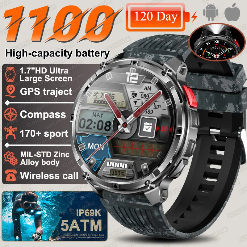 Smartwatch Militar Dark Fenix T-Rex 3 Pro Ultra GPS