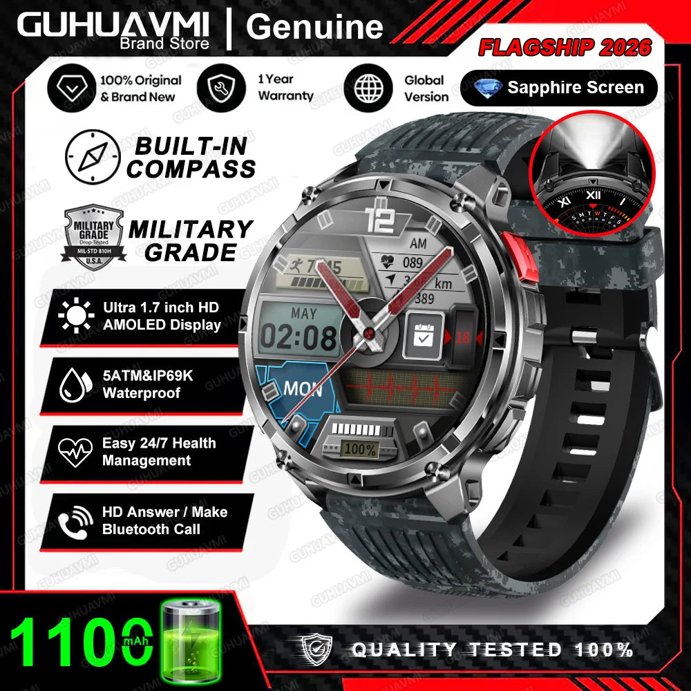 Smartwatch Dark Fenix T-Rex Ultra Militar GPS 1100mAh