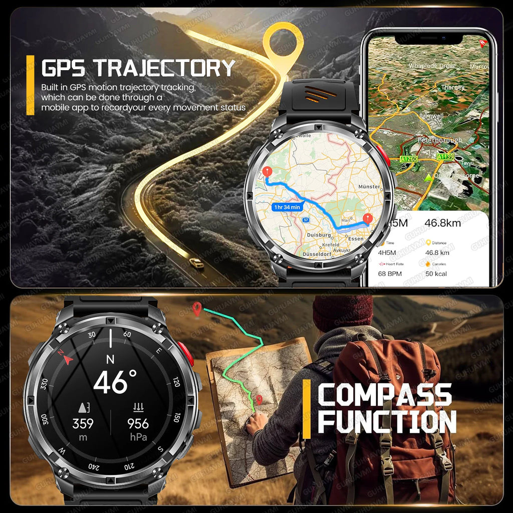 Smartwatch Militar Dark Fenix T-Rex 3 Pro Ultra GPS