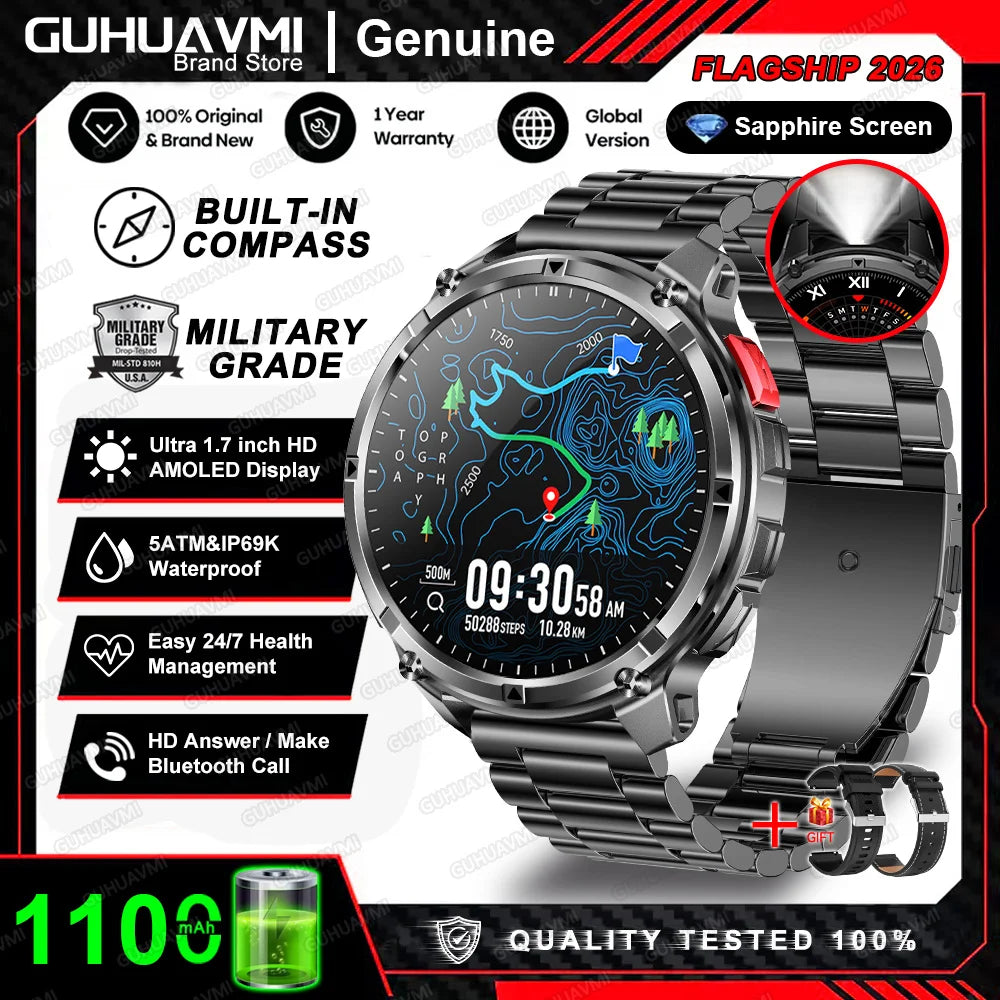 Smartwatch Dark Fenix T-Rex Ultra Militar GPS 1100mAh