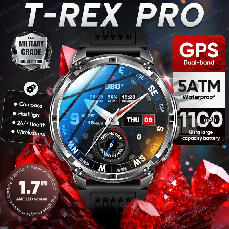 Smartwatch Militar Dark Fenix T-Rex 3 Pro Ultra GPS