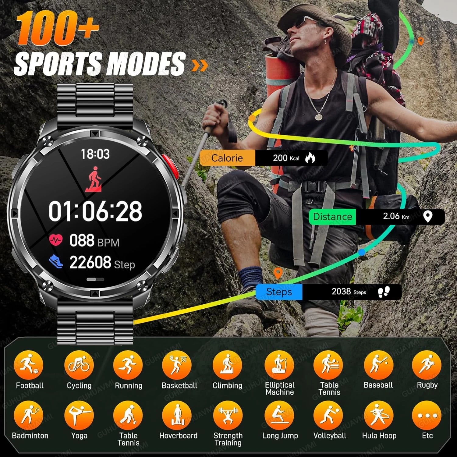 Smartwatch Militar Dark Fenix T-Rex 3 Pro Ultra GPS