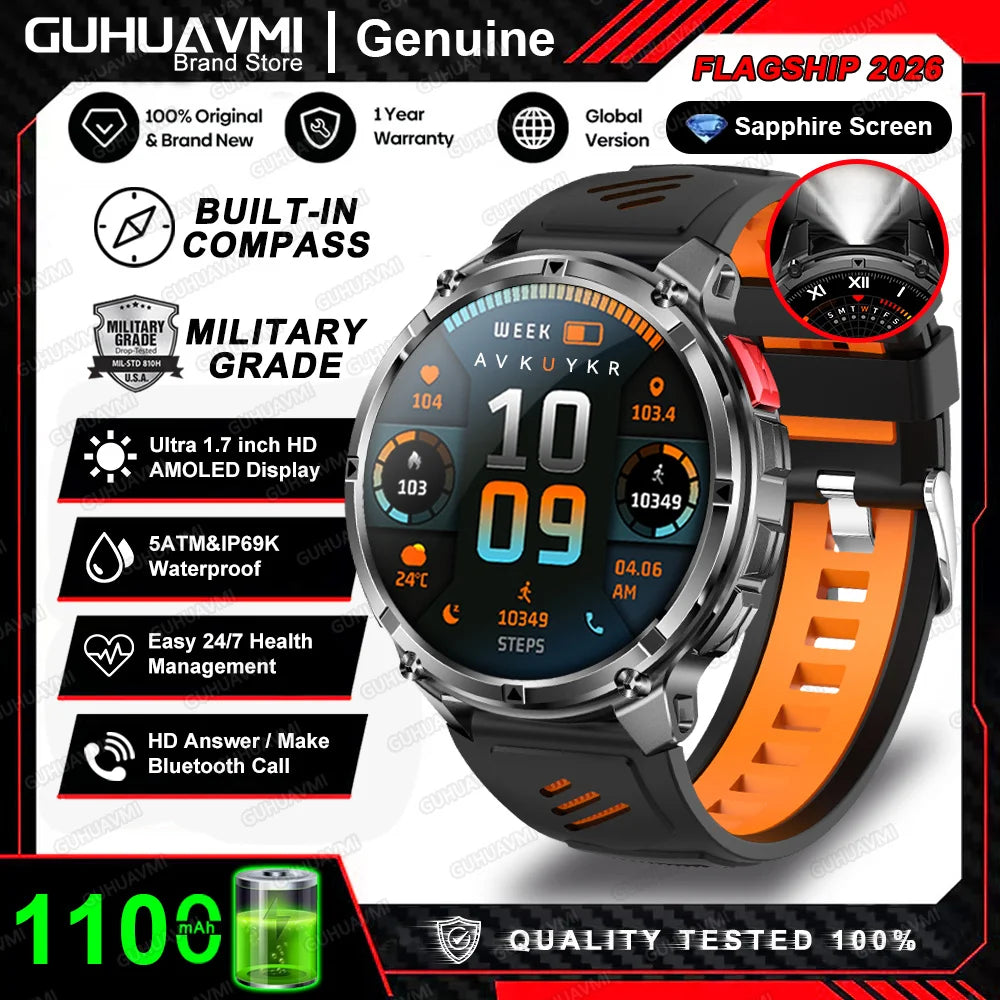 Smartwatch Dark Fenix T-Rex Ultra Militar GPS 1100mAh