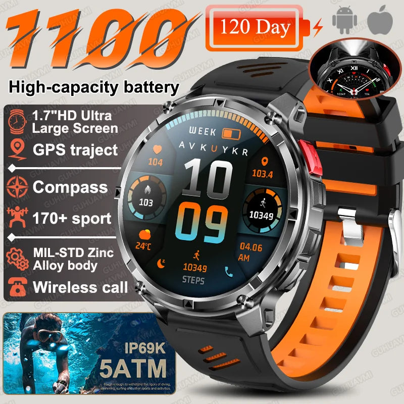 Smartwatch Militar Dark Fenix T-Rex 3 Pro Ultra GPS